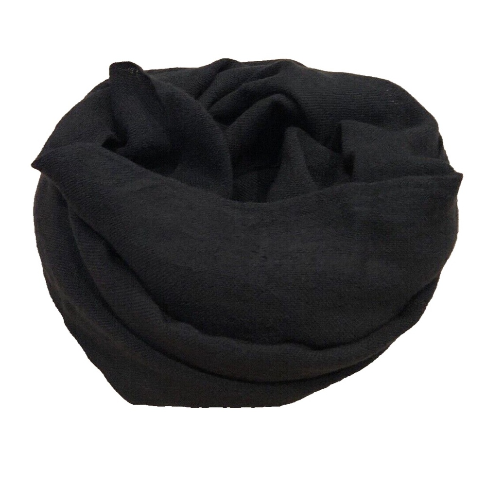 (NWT) Collection Eighteen XllX Black Oversized Eyelash Fringed Wrap/Scarf OS - Picture 1 of 14